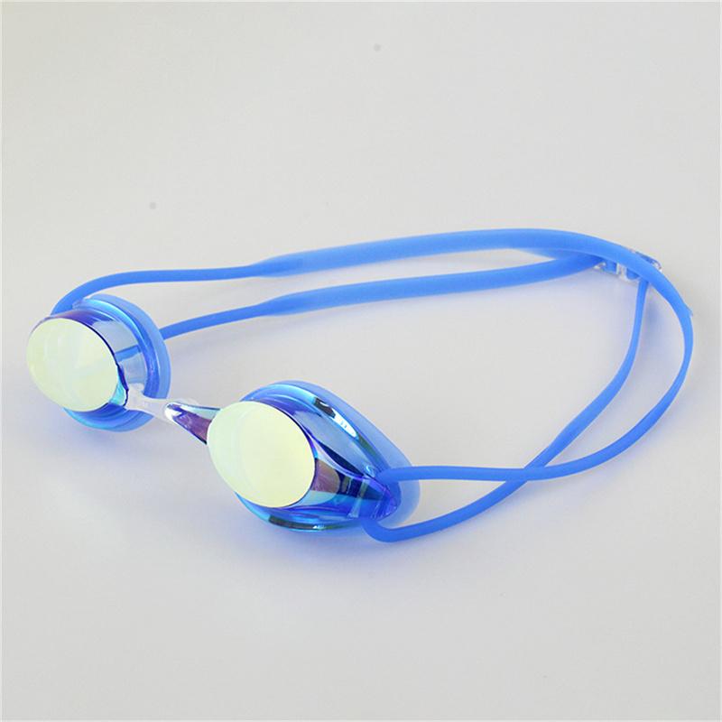 Professional Swimming Goggles for Competition Anti-Fog Waterproof UV Protection Plating Silica Gel Swimming Goggles