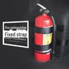 Ремень для крепления переносного автомобильного огнетушителя для небольшого багажника - универсальный ремень для хранения на липучке с крепежным тросом