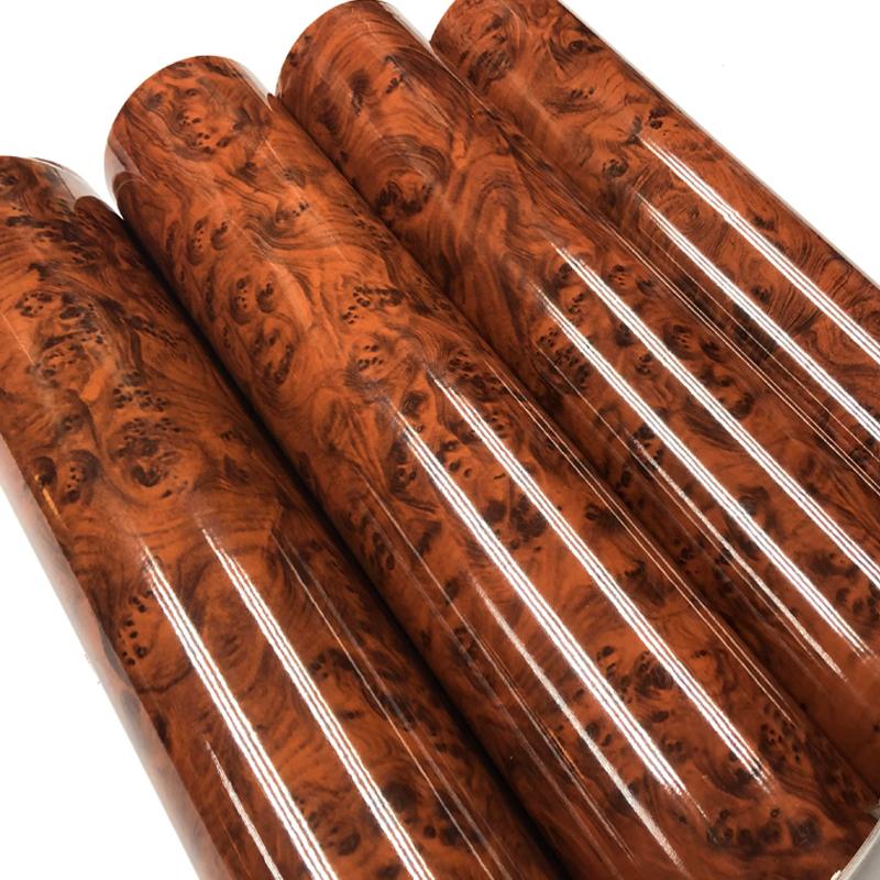 50 см * 500 см глянцевая виниловая пленка для автомобиля с текстурой древесины, текстурированная наклейка для автомобиля, водостойкая клейкая наклейка для домашней мебели