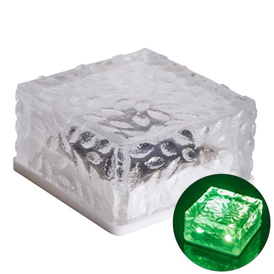 Креативная однотонная простая в установке лампа из ледяного кирпича, ландшафтная солнечная лампа для газона для двора