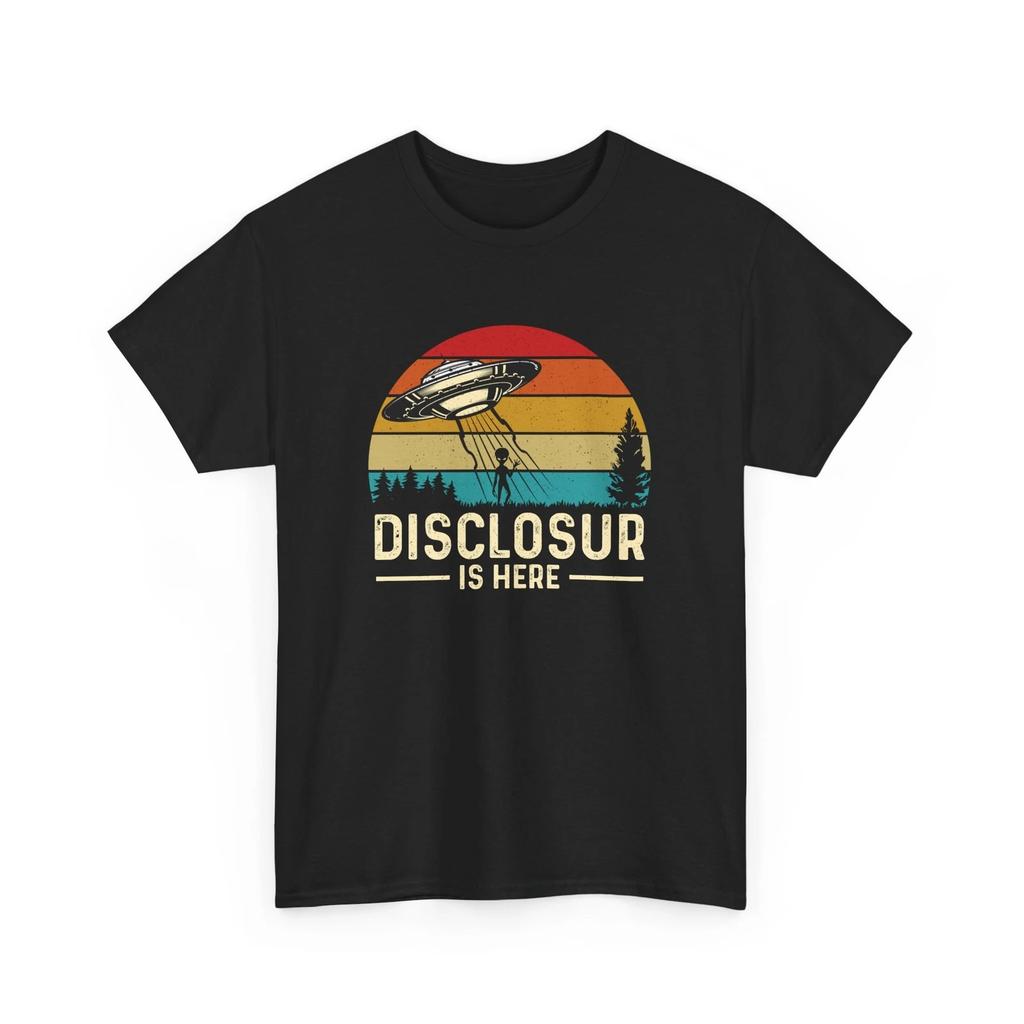 Retro Vintage Sci-Fi Casual Tee | Alien Graphic T-shirt Tops Tees Unisex | Cool Space Outfit