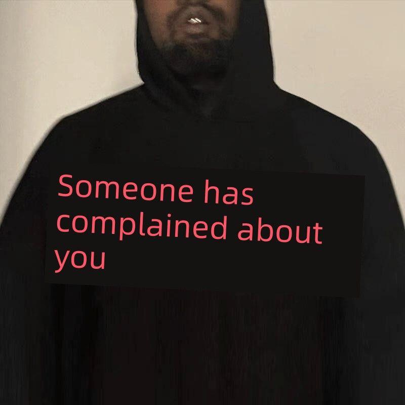 Kanye Crazy Kanye Has Told You about American Trendy Brand's Autumn and Winter Loose-Fitting Men's Couple Hooded Sweatshirt