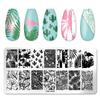 1Pc Stainless Steel Nail Art Template Nail Stamping Plate Manicure Tool Leaf Flower Butterfly Heart