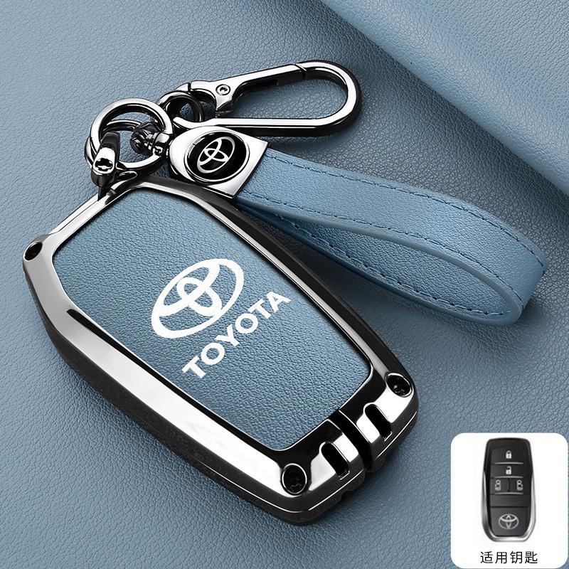 4/5 Button Fashion Zinc Alloy Car Key Cover Shell Bag Accessories For Toyota Noah Voxy Trunk 2022 2023 2024 Alphard 2020 2021