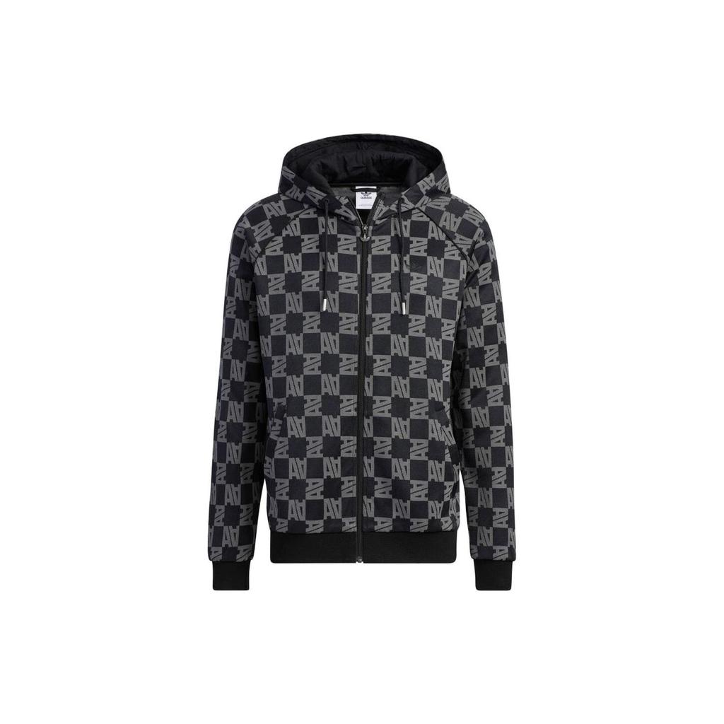 Adidas Толстовка с логотипом и шнурком Куртки унисекс Черный HR3435