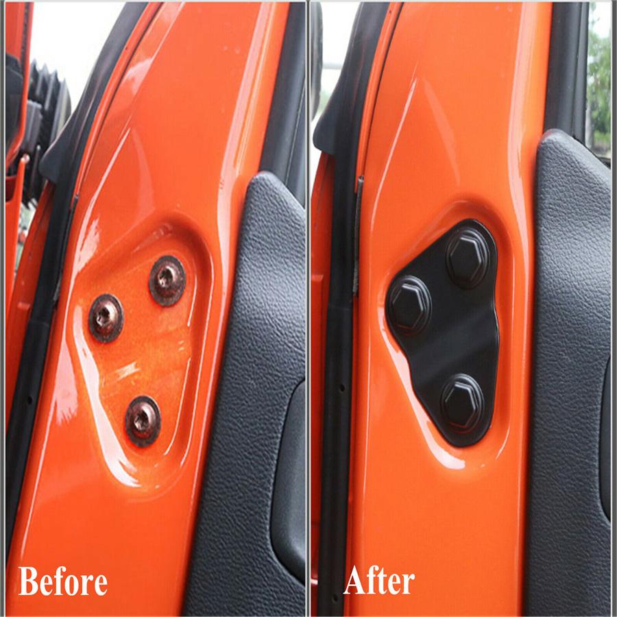 Door Screw Protector Cover Trim For Jeep Wrangler JL JLU JT 2018 2019 2020 2021