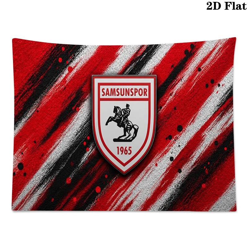 Samsunspor Wall Tapestry Aesthetic Wall Hanging Printed Fabric Blanket Decorative Tapestries for Bedroom Living Room Home Decor