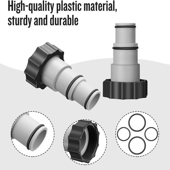 Адаптер для шланга Многоразовый идеальный резьбовой соединитель Переходник для шланга насоса Адаптер для замены шланга фильтра для бассейна для Intex Fit ARU
