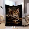 Wolf Heart Floral Fantasy Blanket Soft And Portable Four Season Home Bed Sofa Blanket Office Travel Lunch Break Warm Blanket A8