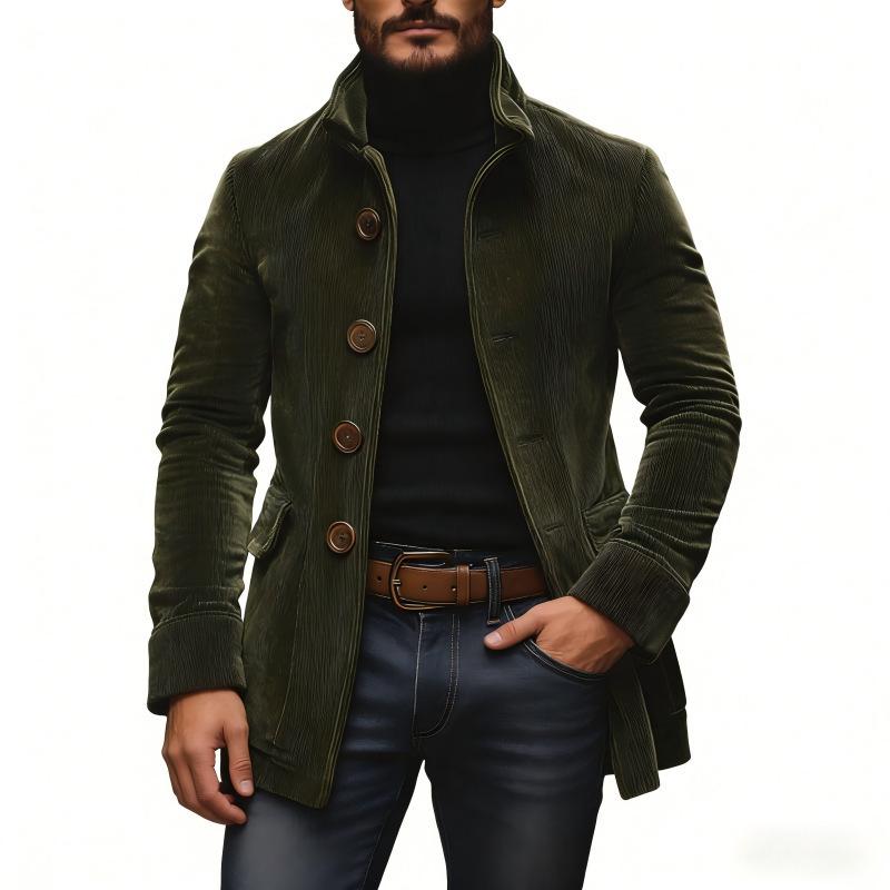 Модный однобортный пиджак для мужчин 2025 года - Многоцветный, Разные размеры