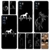 Чехол для телефона для Oppo Find X6 Pro X5 A54 A53 A52 A9 A15 A95 A17 A76 A74 A57 A31 Reno8 Reno7 Reno6 Pro 5G Обложка Животное Искусство Лошадь