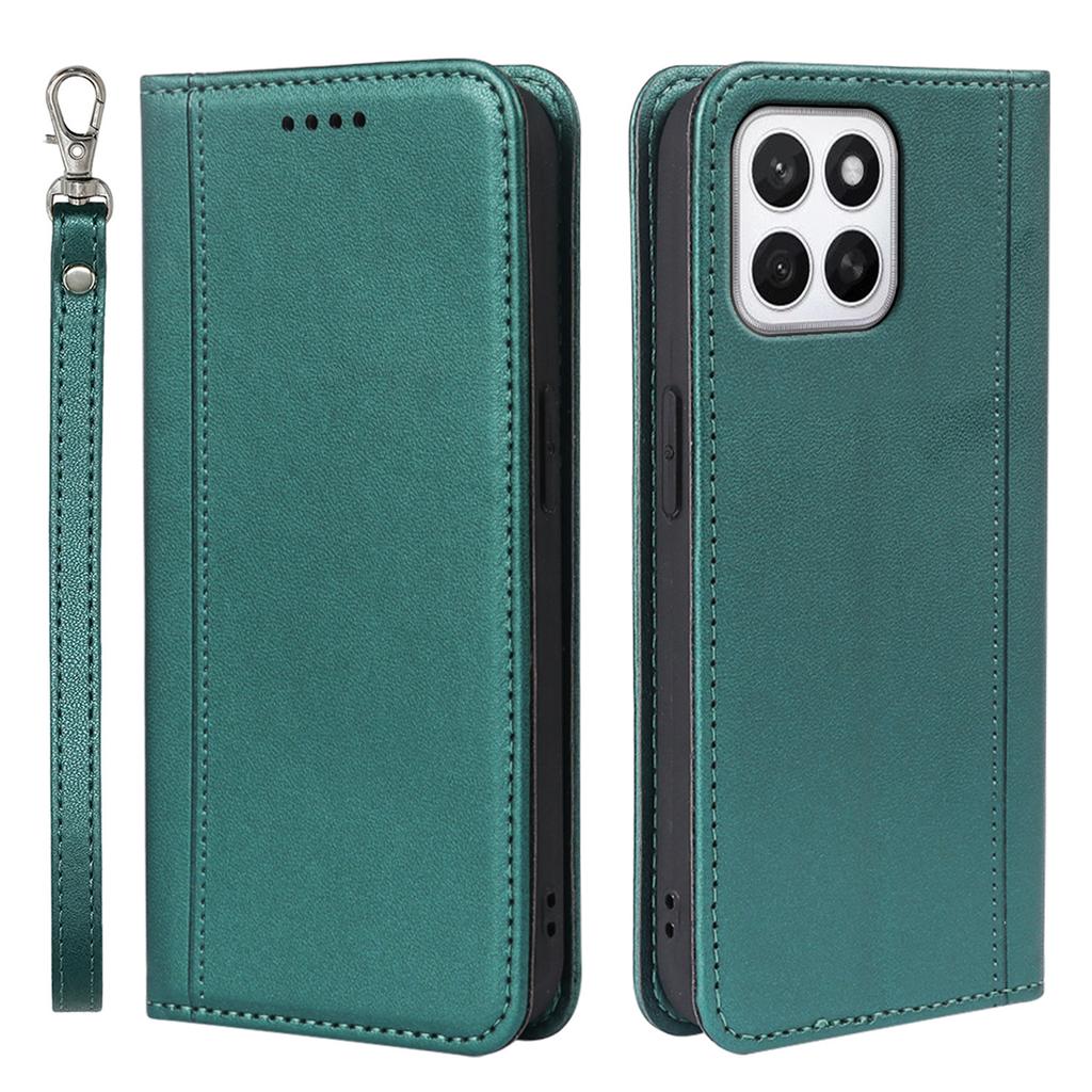 HX01 For Honor X8c 4G Wallet Case Magnetic Closing PU Leather Phone Cover