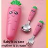Tableware 1/3PCS Baby Feeding Utensils Cartoon Fork Spoon Child Cutlery Set Kid Tableware Kitchen Gadgets Cake Vegetable Fork Teaspoon