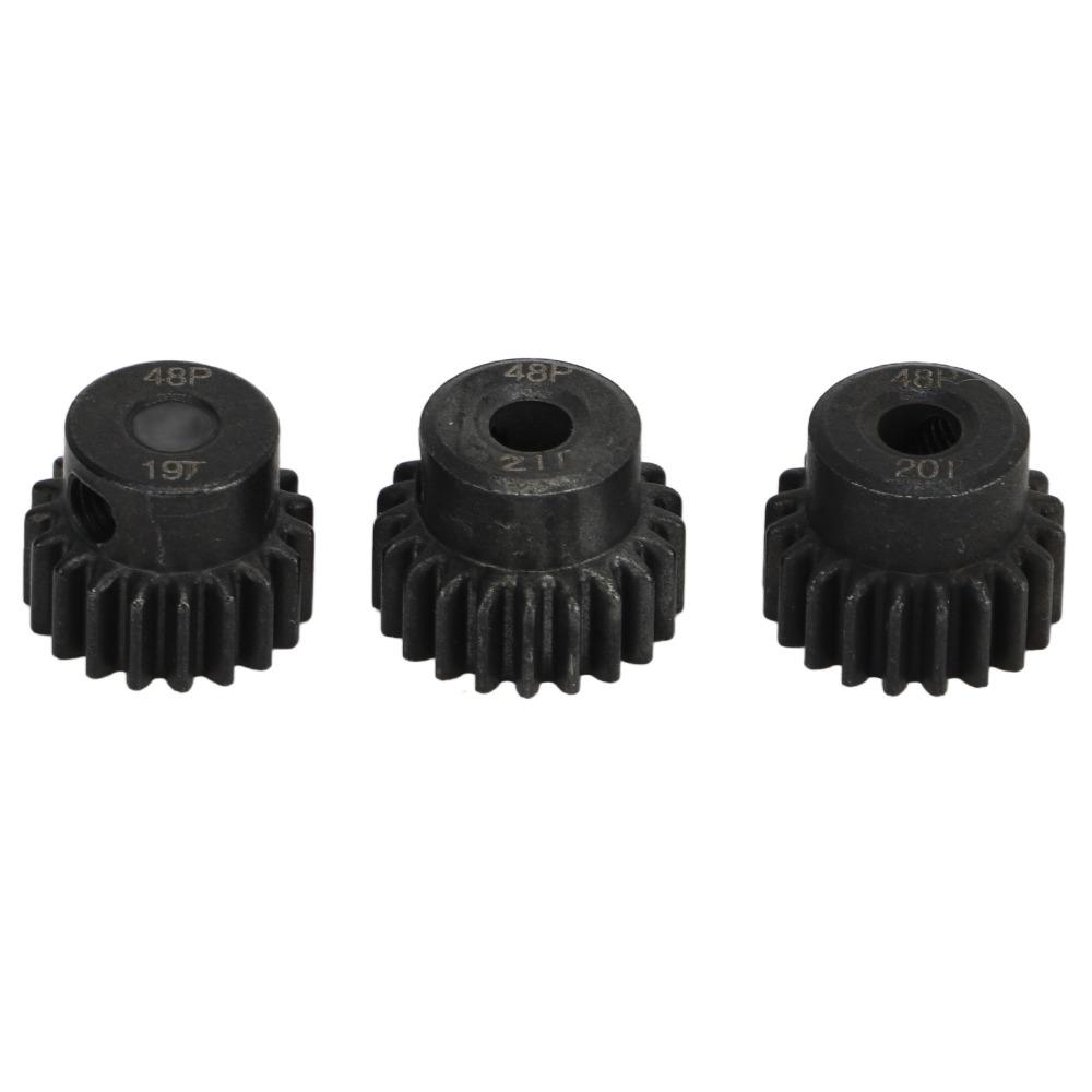 48P 90T Steel Pinion Gear Set Balck RC Car Gear Set for Traxxas 2WD 1/10 RC Car 2WD RC Vehicle