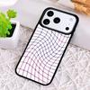 Противоударный чехол для телефона с волнистой сеткой для iPhone 17 Air 16e 15 11 12 14 13 Pro Max Защитная крышка Coque