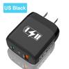 Двойное USB-зарядное устройство для путешествий, 2 порта, 2,4 А - Совместимо со стандартами США, ЕС, Кореи, Великобритании