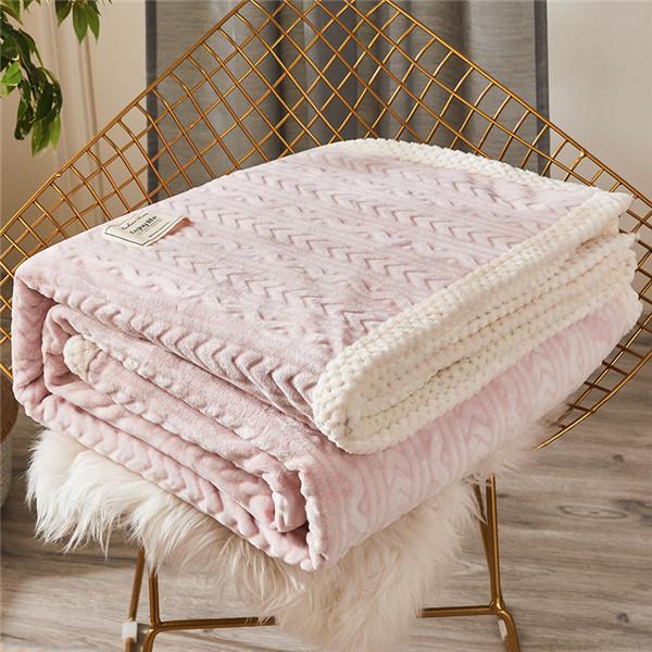 Winter Thick Duvet Cover Blankets Double Sided Kids Adults Quilt Cover Fleece Soft Warm Sofa Cover Bedspread