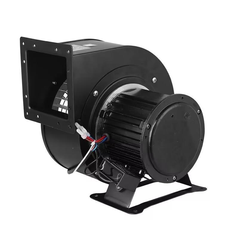 220 В однополюсный небольшой вентилятор для дымоудаления барбекю с частотным преобразователем частоты, многокрылый центробежный вентилятор, мощный циркулирующий воздух