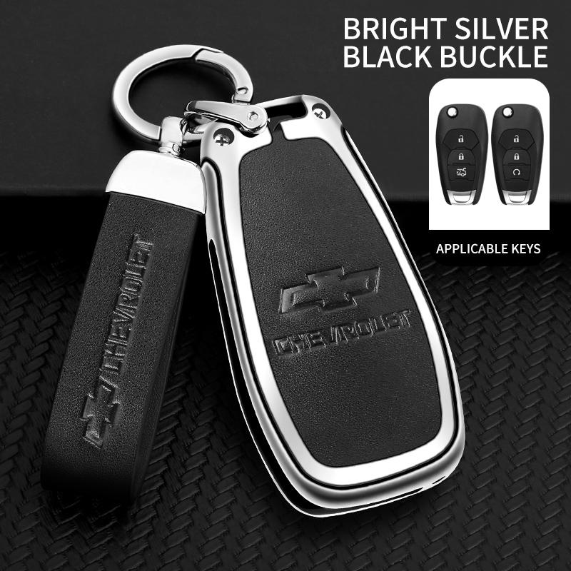AABHO1 Alloy Car Remote Key Case Cover Shell For Chevrolet Chevy Malibu Camaro Cruze Traverse Spark Equinox Sonic Volt Bolt Accessories