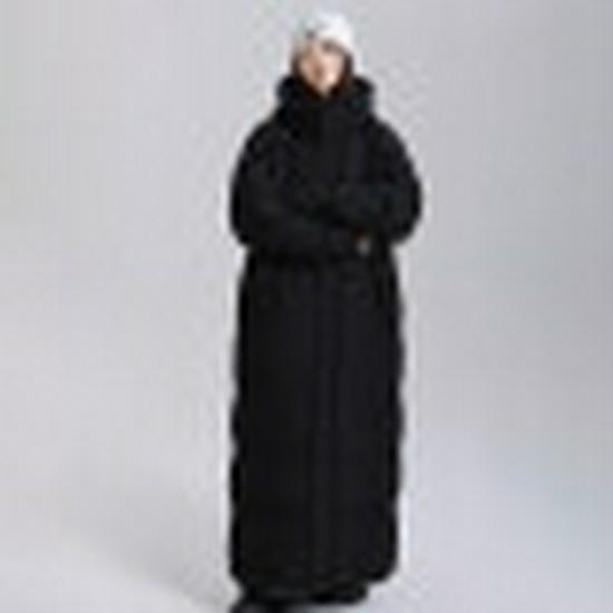 Unisex Long Goose Down Jacket Floor-Length Ultra-Warm Coat