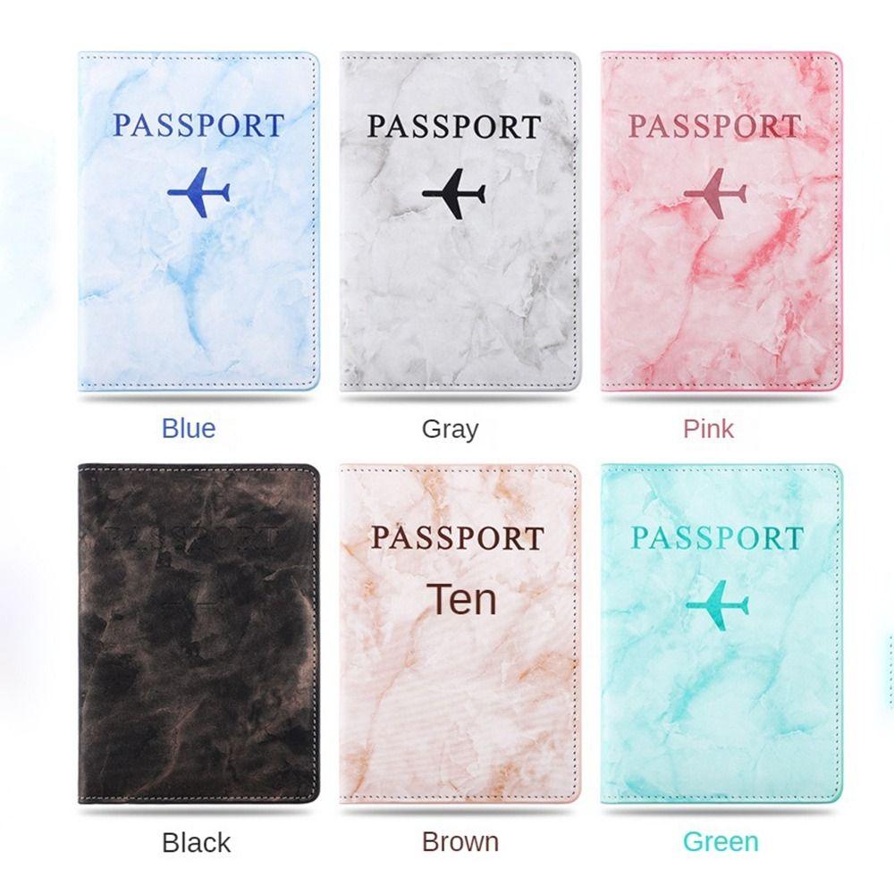 ID Address Ticket Holder Travel Accessories Passport Holder Passport Protective Cover PU Card Case