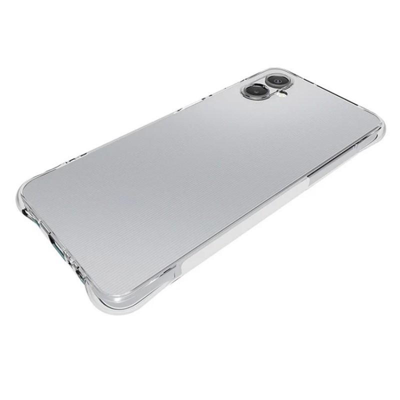 Прозрачный ТПУ чехол для Samsung Galaxy A06 5G серии WANLONFENG TM толщиной 2.0 мм, задняя крышка для телефона