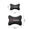cxfnzt1 Leather Car Seat Headrest Comfortable Lumbar Support For Mitsubishi Eclipse Lancer Outlander Pajero ASX Colt I200 Ex Star Mirage