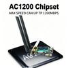 KEBIDUMEI WiFi 5 AC1200 PCI-E Wireless Adapter BT4.1 Dual Band 2.4G/5GHz 802.11AC Network Card Desktop PC For Windows 7/10/11