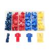 Splice Terminals Crimp Non Destructive Wire Cable Connectors Without Breaking Line T-type Quick Splice Terminals 65pcs