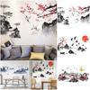 Большой размер пейзажная наклейка живопись обои в китайском стиле для украшения дома
