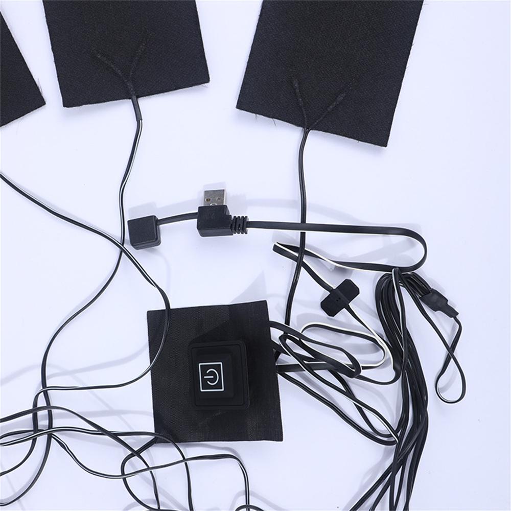 Электрическая USB куртка-жилет 8 в 1 с подогревом, зимняя теплая термическая