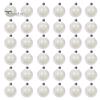 12/24/36Pcs 4CM Christmas Iridescent Ball Clear Shatterproof Reusable DIY Holiday Decoration Xmas Tree Hanging Ball Ornament Pendant Party Festival