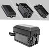 12 Slot Relay Box 6 Relays 6 ATC ATO Standard Fuses Holder Block with 41pcs Metallic Pins Universal for Automotive and