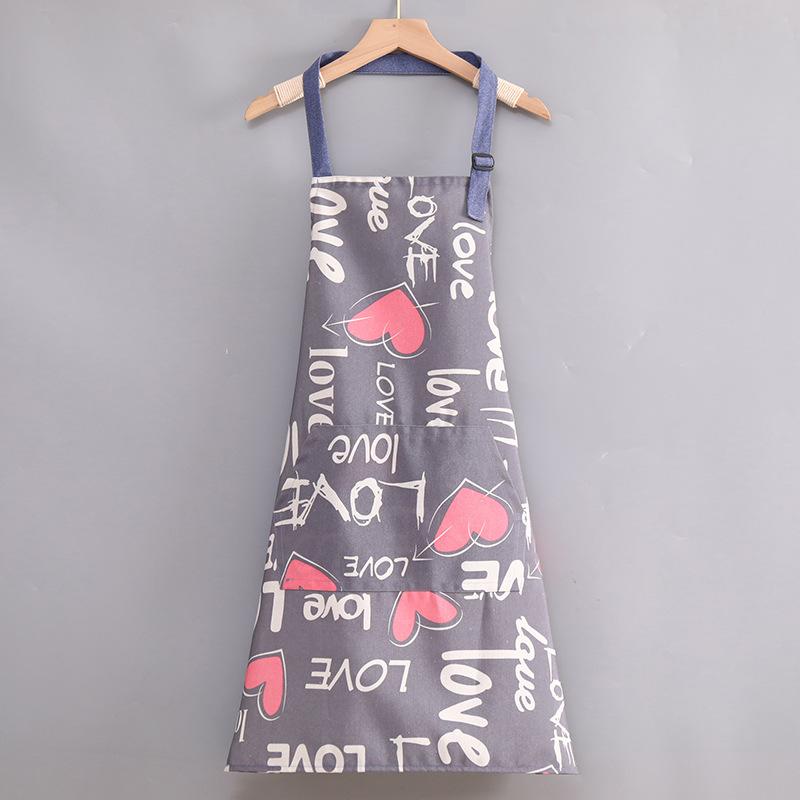 1pc Cartoon Sunflower Apron, Summer Thin, Adjustable Strap Women'S Sleeveless Kitchen Apron Home Kitchen Clean