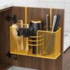 No-Drill Hair Dryer Storage Rack Wall Mounted Plastic Wrap Holder  Kitchen