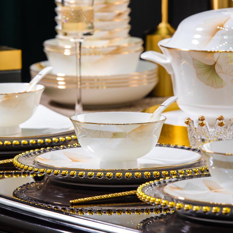 Jingdezhen Hand-Painted Bone China Dinnerware