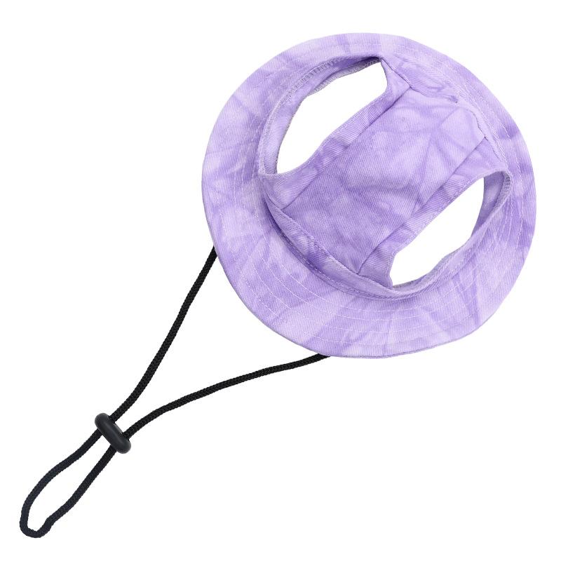 Шляпы для защиты от солнца для собак и кошек, Нелипкие шляпы, Защита ушей от отслаивания, Рыбацкие шляпы с регулируемой веревочной пряжкой для питомцев