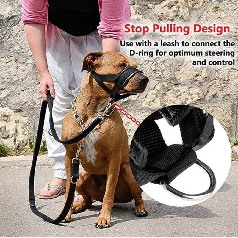 Pet Dog Adjustable Bark Bite Mesh Mouth Muzzle Grooming Anti Stop Chewing for Small Dogs Nylon Belt Pet Dog Accessories