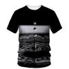 Summer New Original Water Droplet Graphic T Shirts For Men Trend Casual Creative Simple Style Printed O-neck Short Sleeve Tees