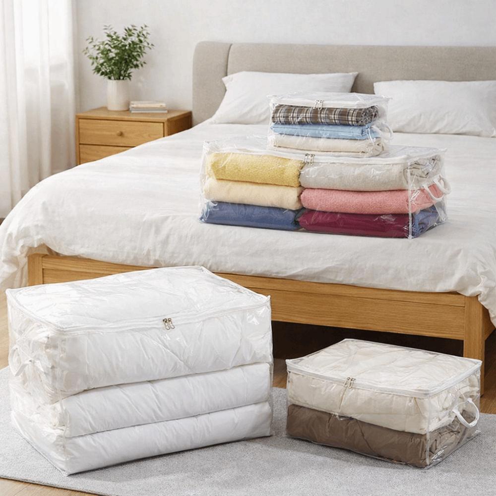 Large Capacity Clear Quilt Storage Bag Dust-proof Sweater Storage Bag Clothes Storage Bag Wardrobe