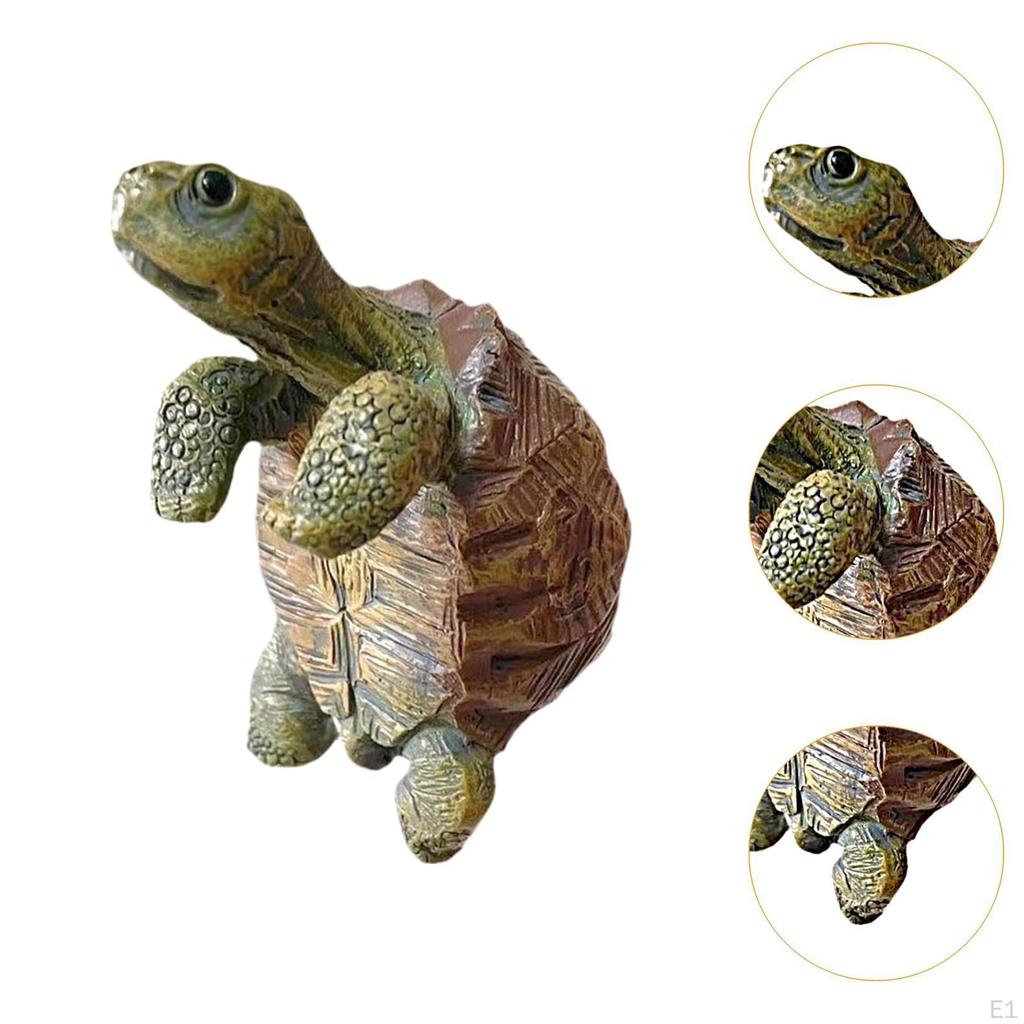Tortoise Plant Pot Hanger Ornament Climbing Cute Craft Hanging Turtle Statue Flower