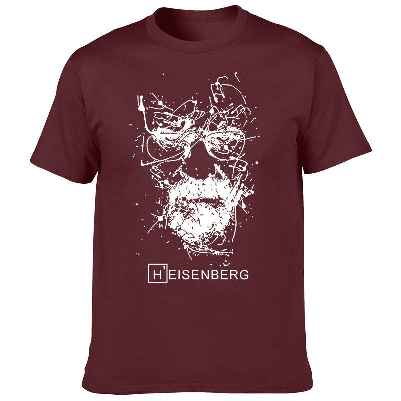 European and American Creative Breaking Bad Heisenberg T-shirt TV Series Printing Men's Street Fashion T-shirt Casual Top