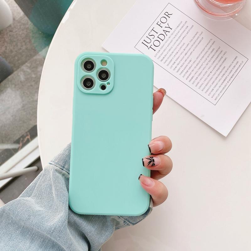 Чехол для телефона с защитой камеры для iPhone 11 12 13 14 15 16 Pro Max XS X XR 7 8 Plus SE 2020 Ударопрочный бампер Задняя крышка Чехлы