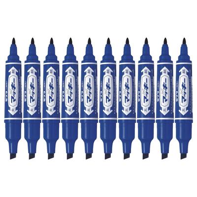 Ручка Zebra Blue 10 шт. на масляной основе Hi-Mackie B-MO-150-MC-BL