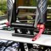 Electric Car/Bicycle Roof & Front Fork Towing Rack with Quick Release Thru-Axle