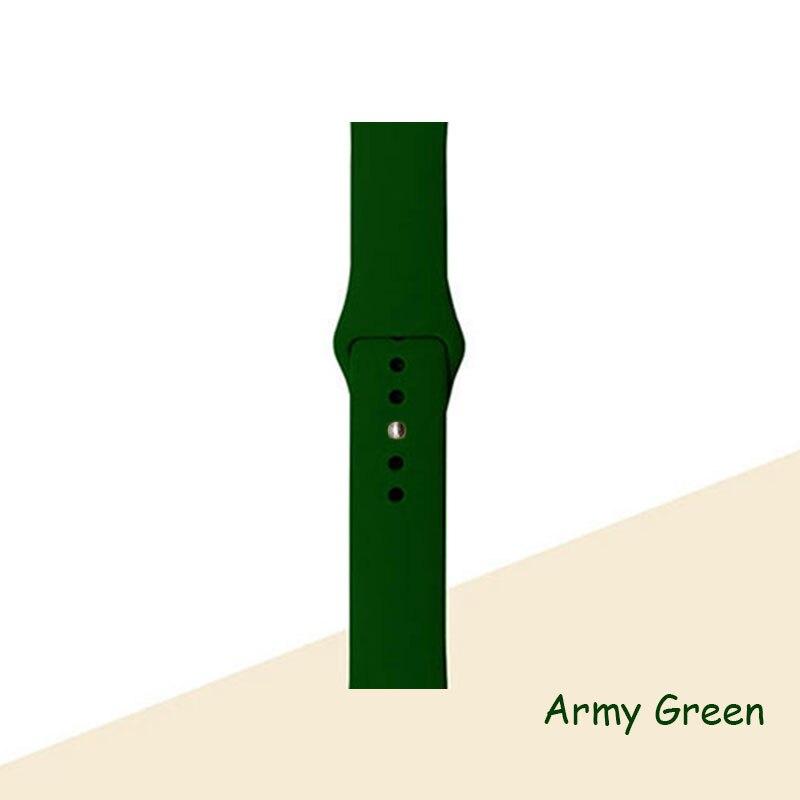 Силиконовый ремешок для браслета Apple Watch 44 мм 40 мм 38 мм 42 мм ремешок для часов Apple Watch Band Correa для Iwatch Series7 6 Se 5 4 3