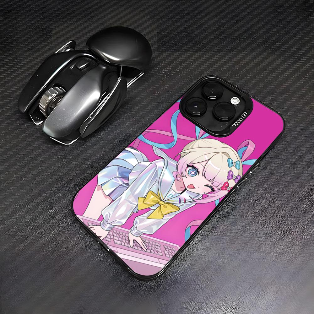 Kawayii Needy Streamer Overload Phone Case For IPhone17 Air 16 15 14 Plus 13 12 11 Pro 7 8 XS Max XR Silver Black Bumper Case