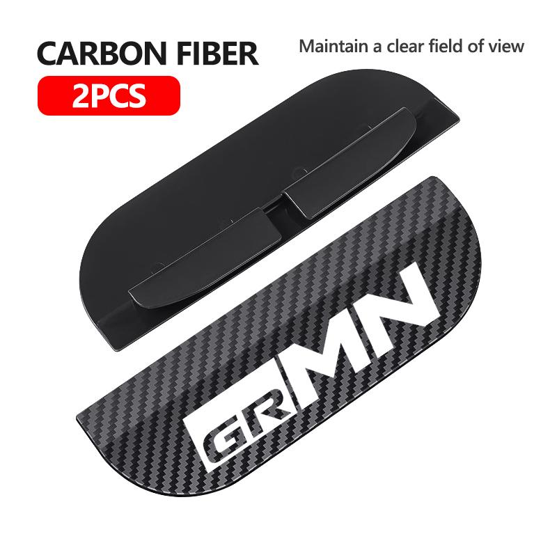 ZYU3 Snap-on Car Rearview Mirror Rain Cap Rain Shield Sun Shade Vision Protector For Toyota GR MN Camry Prius Auris Crown Yaris