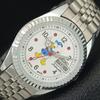 ОТРЕМОНТИРОВАННЫЕ ЯПОНСКИЕ МУЖСКИЕ ВИНТАЖНЫЕ АВТОМАТИЧЕСКИЕ ЧАСЫ SEIKO 6309A БЕЛЫЙ ЦИФЕРБЛАТ a443091-1