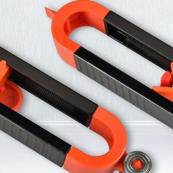 Контурная линейка Профилирующая линейка с замком Деревообработка Измерительный и формовочный формирователь, Нестандартная измерительная дуговая линейка